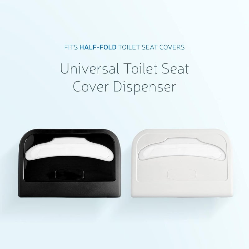 EZPULL EZbrnd Wall-Mounted Half-Fold Toilet Seat Cover Dispenser for Commercial/Residential/Bathroom/Office, Seat Cover Paper Sold Separately, Black, 3100B-EZ - Image 5